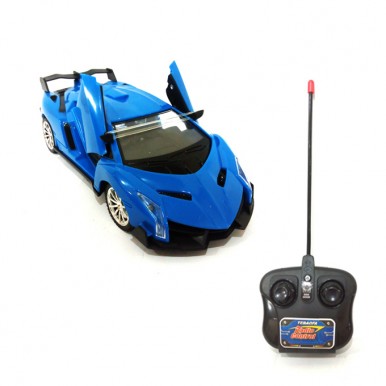 RC Lamborghini Door Opening function Toy Car for Kids in Blue Color