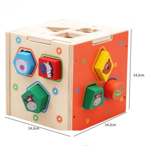 Buy Cartoon Shapes Sorting Intelligence Learning Box for Toddlers