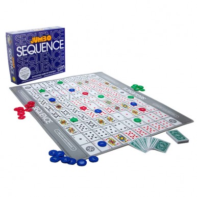 Sequence Jumbo Edition Strategy Board Game
