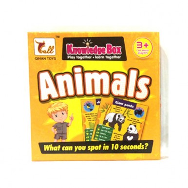 Animals Knowledge Box - Educational Learning Cards Game