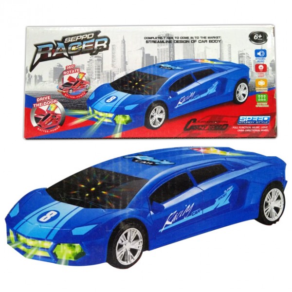 Crazy Ferrari with Light and Sound toy car for kids - 360 rotation