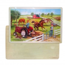 Big Farm Wooden Educational  Puzzle