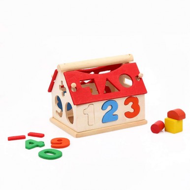 Number House - Wooden play set