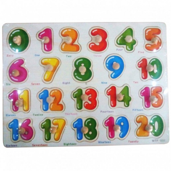 Wooden Puzzle - Learning Numbers For Kids