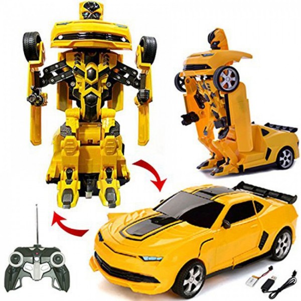 RC TRANSFORMER - CHEVROLET Toy Car for KIDS - BUMBLEBEE