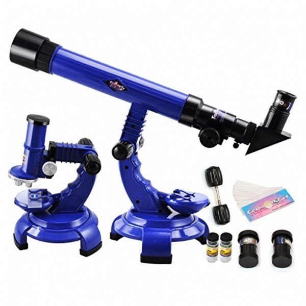 2 IN 1 SCIENCE SET - TELESCOPE for KIDS LEARNING