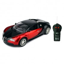 Remote Control BUGGATI Toy Car for Kids in RED Color