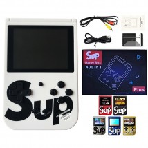 SUP 400 in 1 Games Retro Game Box Console Handheld Game PAD Gamebox - White