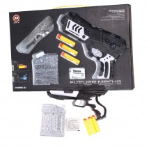 Ulta black shooter With water balls orbeez and nerf dart shooter with safety Glass