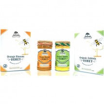 Orange Blossom Honey and Organic Robinia Honey