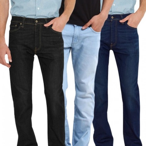 Pack of 03 Levis Style Jeans Pants for Men