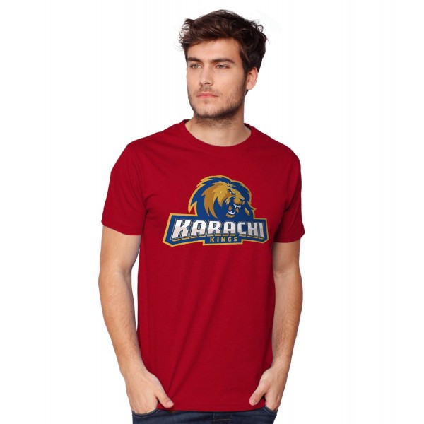 Buy PSL Karachi Kings TShirt Maroon online in Pakistan Buyon.pk