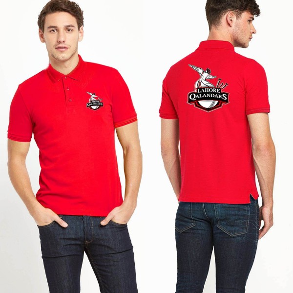 Buy PSL Lahore Qalandars Polo TShirt Red online in Pakistan Buyon.pk