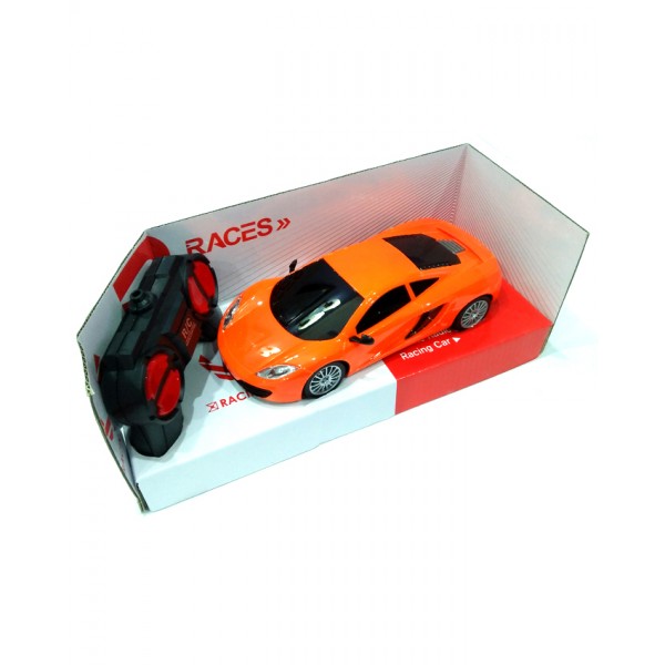 Remote Control Car Toy for Kids in Orange Color