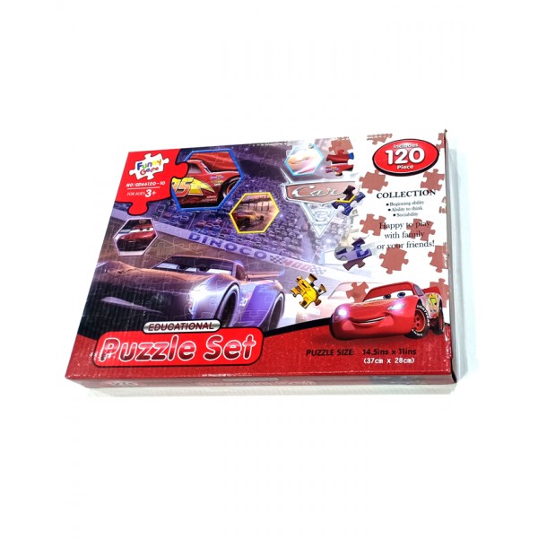 Disney Cars Educational Puzzle Set 120 pcs