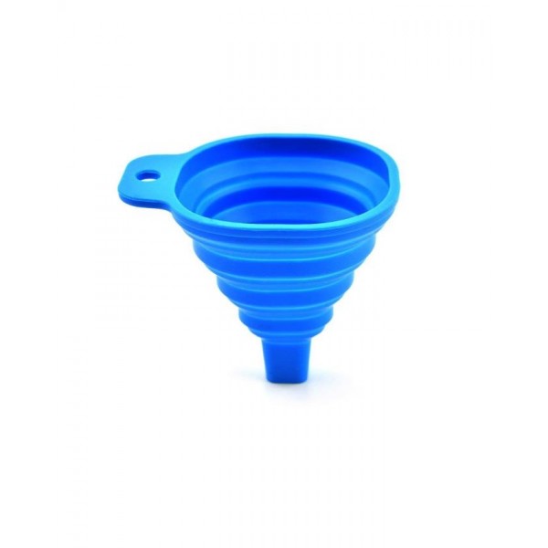 Silicone Foldable Funnel - Blue