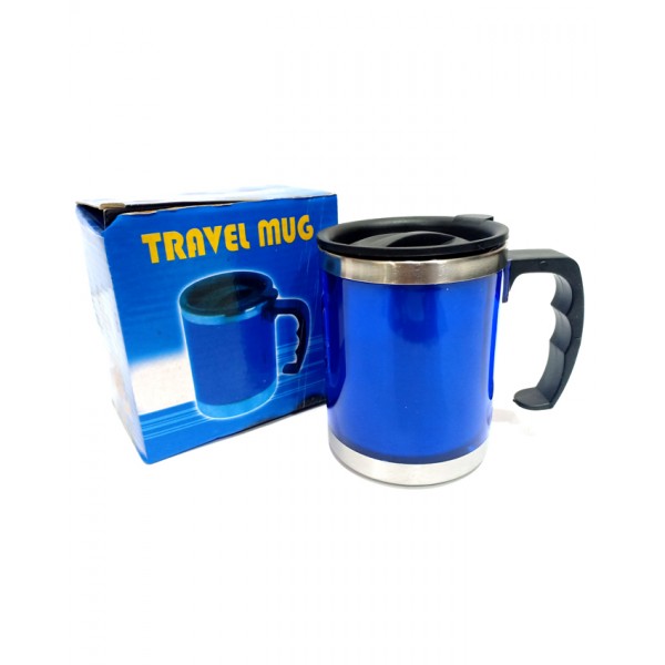 Stainless Steel Travel Mug - Blue