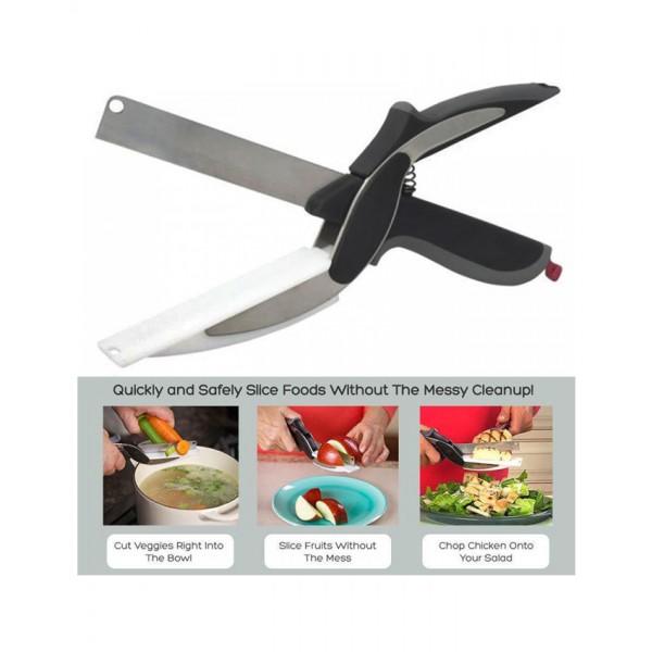 Smart Cutter 2 in 1 Knife with Cutting Board