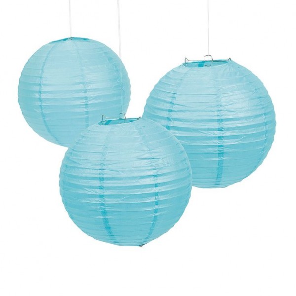blue paper lanterns bulk