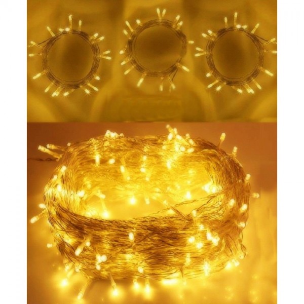 Pack of 3 Battery Operated Golden Fairy Lights