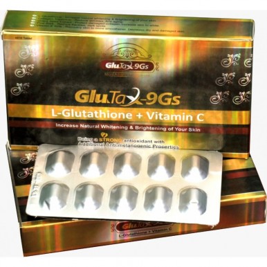 GLUTATHIONE GLUTAX 9GS FULL BODY LIGHTENING - Whitening Capsules