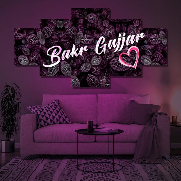 Customized Name Wall Art Frame Multi Panel Buyon.pk