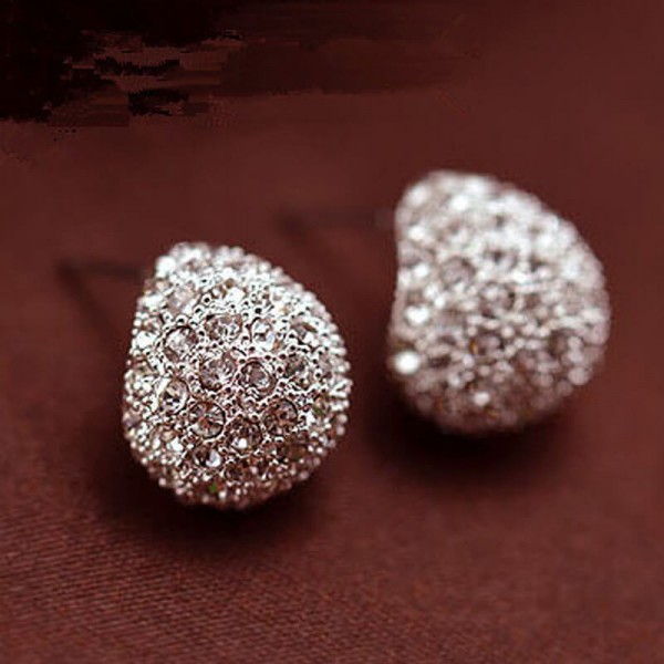Silver Cresent Stud Earring Ladies Jewellery – AE47