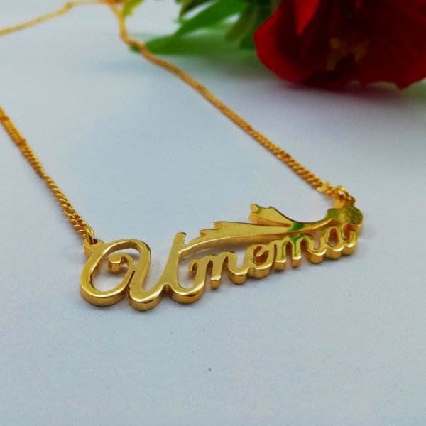Buy Premium Quality Name Necklace Custom Necklace Custom Pendant Name pendant online in Pakistan