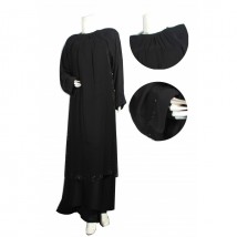 Ladies Abaya Chiffon Plus Nada fabric