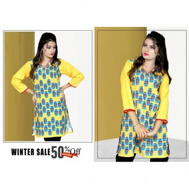 EGYPT KING and QUEEN DIGITAL PRINTED KURTI FOR WOMEN