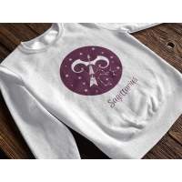 MEN SAGITTARIUS SWEATSHIRT in WHITE COLOR