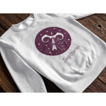 MEN SAGITTARIUS SWEATSHIRT in WHITE COLOR