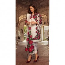 Chiffon Embroidered Dress For Women