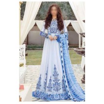 Blue Eid luxury lawn collection 