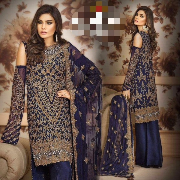 chiffon suit design