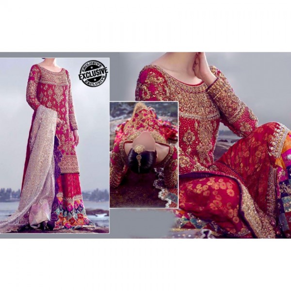 BEAUTIFUL EMBROIDERY AND HANDWORK DRESS 