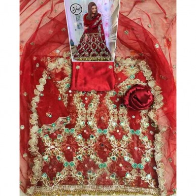 bridal net Embroidery maxi with embroidery net Dupatta