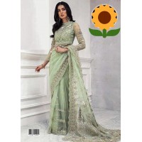 Net Embroidered Saree Eid Collection for her