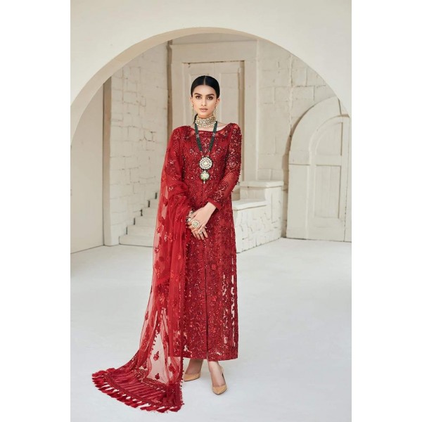 Net embroidery suit with Net embroidery dupatta
