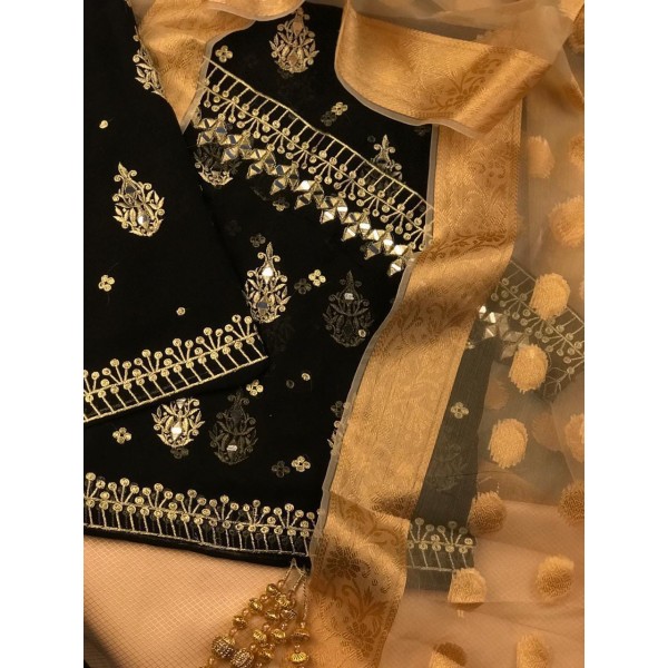 Buy Fully Embroidered Sheesha work dress for her online in Pakistan ...