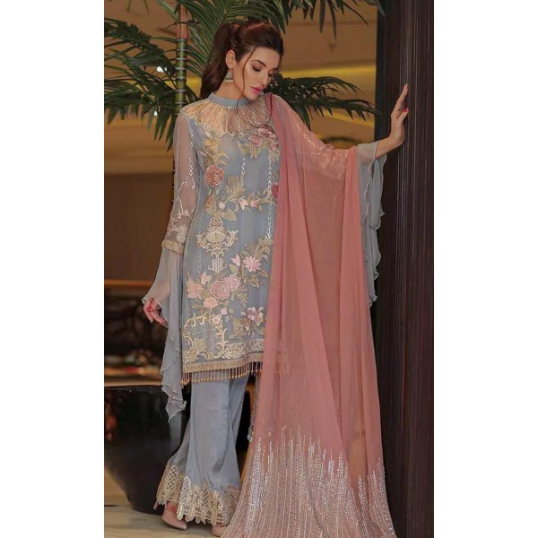 Party Wear Fancy Embroidered Organza Collection