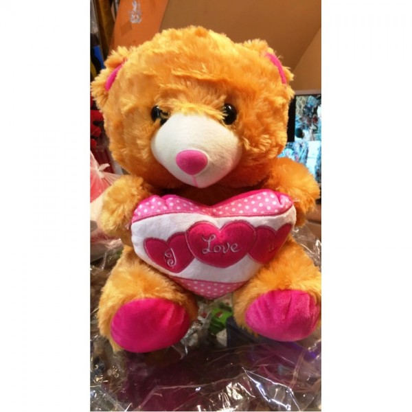brown bear saying I Love You - 10 to 12 inch