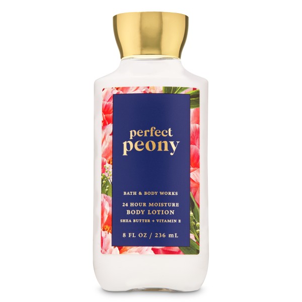 Bath and Body Works PERFECT PEONY - Super Smooth Body Lotion - 236 ml Full size