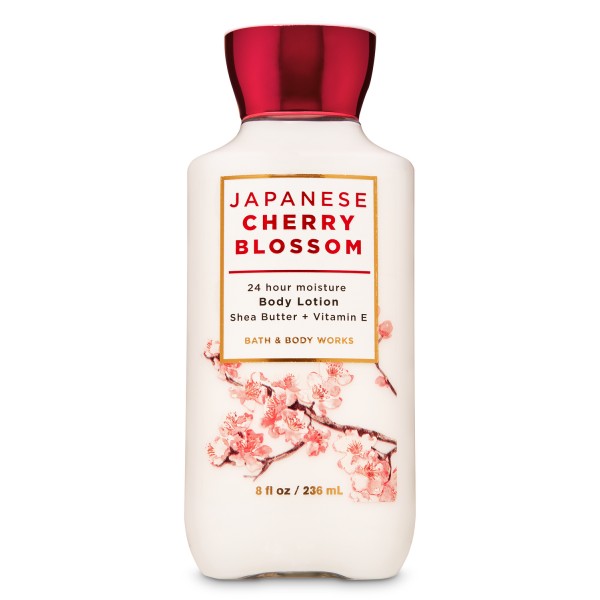 Bath and Body Works JAPANESE CHERRY BLOSSOM - Super Smooth Body Lotion - 236 Full Size