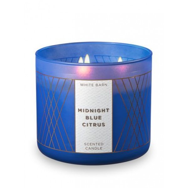 Bold And Beautiful Tie Dye B 3 A Blue Yellow Scented Candle - Full Glass, 11oz