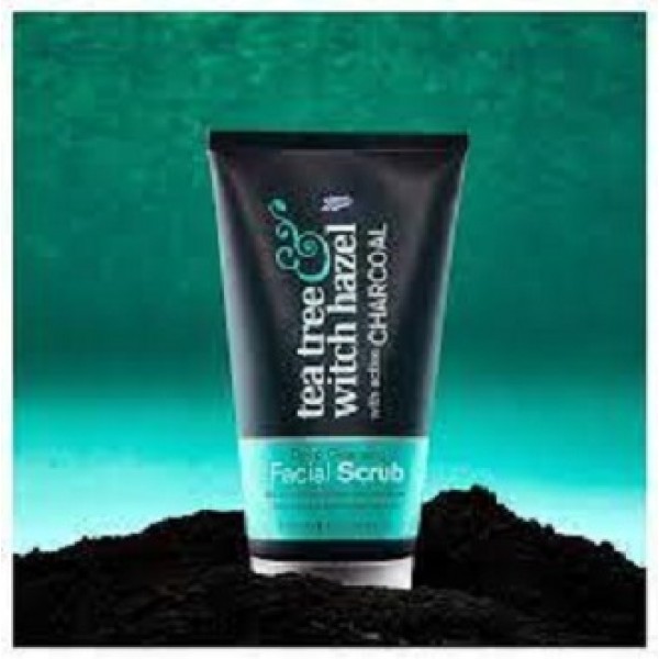 Boots Tea Tree Witch Hazel Charcoal Face Scrub 150ml Full Size Buyon.pk