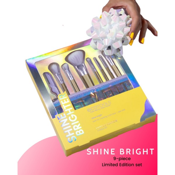 EcoTools Limited Edition Shine Brighter 9 Piece Kit Best for creating