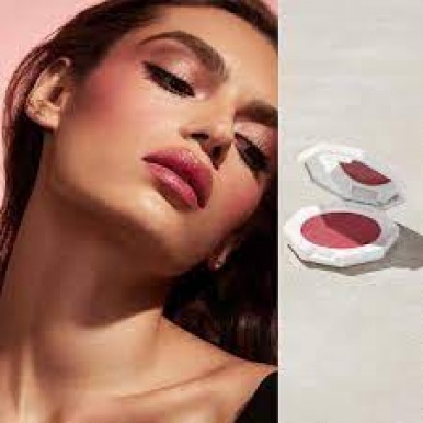 Fenty Beauty Cheeks Out Freestyle Cream Blush Summertime Wine - soft berry with shimmer - Full Size - Original