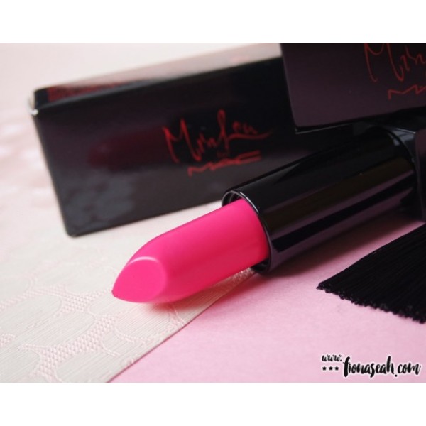 MAC Min Liu Peach Blossom Pink Lipstick (Matte Peachy Pink)