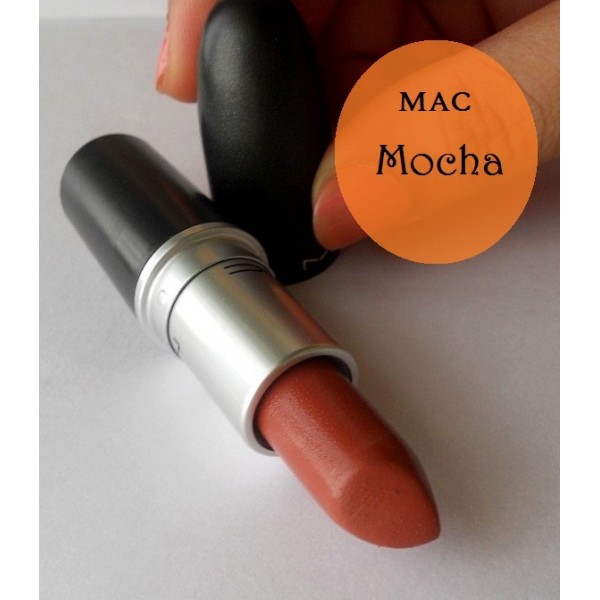 MAC Mocha Lipstick - PEACHY YELLOW-BROWN - Mini - 100 % Original